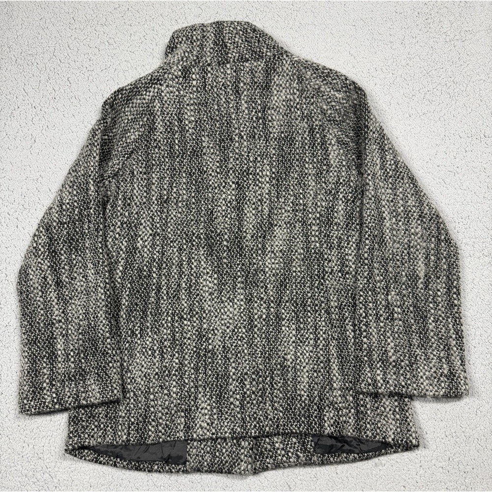 Eileen‎ Fisher Coat Womens Small Gray Wool Tweed Button Front Lined Mid Winter - Picture 9 of 9